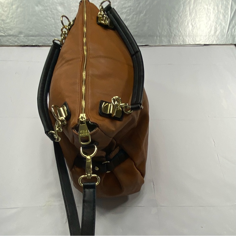 STEVE MADDEN Brown Shoulder Bag Purse Faux Leather - Picture 6 of 15